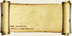 Olga Eraković vizit kartica